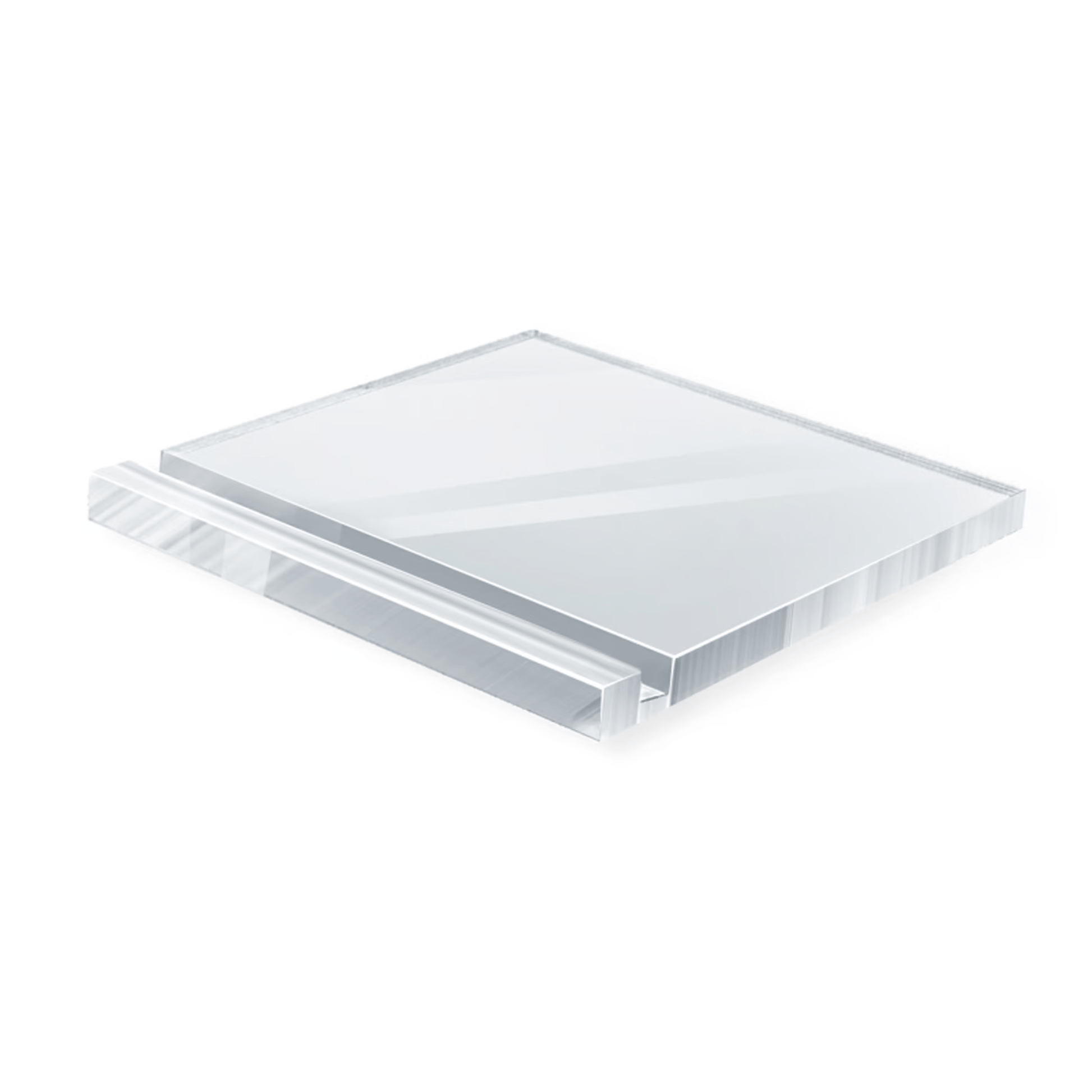 Porte-cadre en plexiglas transparent, accessoire Runner's Frame pour présenter élégamment les cadres personnalisés A4 et A5.